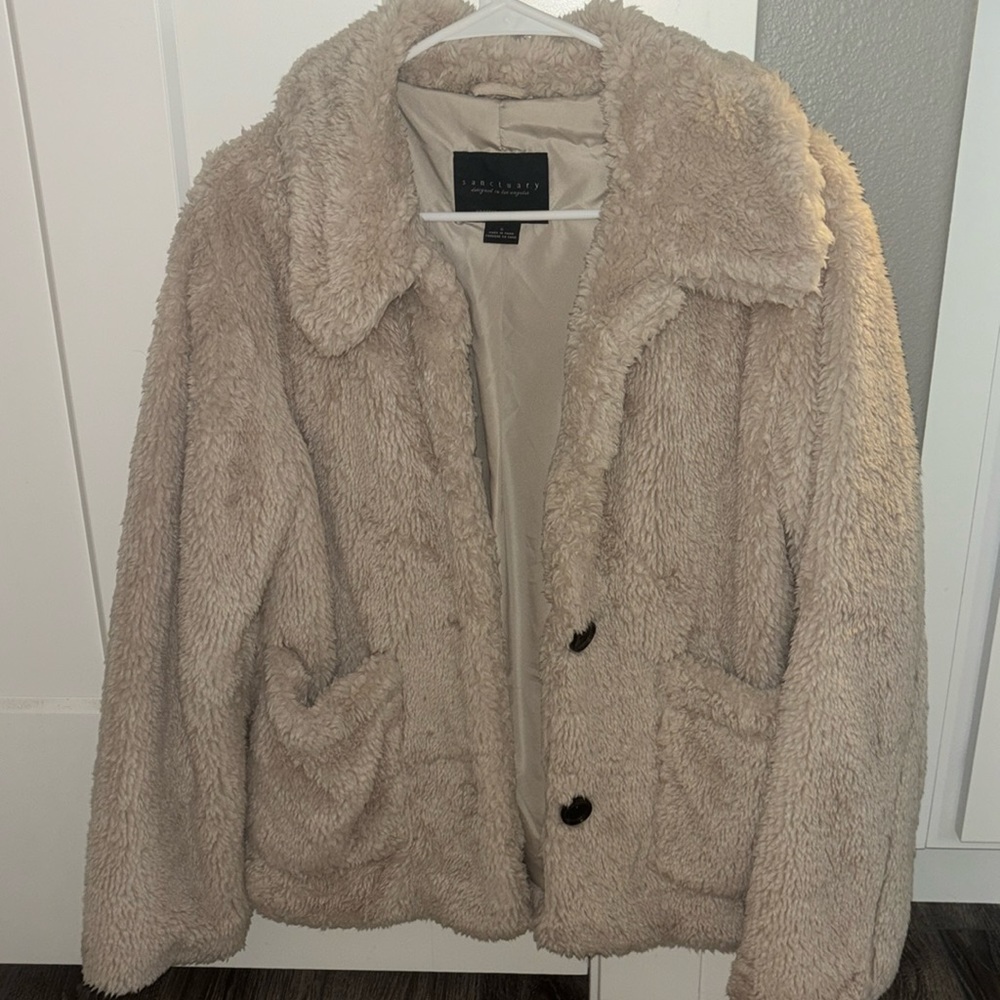 Teddy bear sweater/jacket.